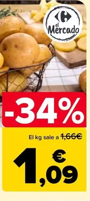 Oferta de Carrefour - Patata Lavada Todo Uso El Mercado por 1,09€ en Carrefour