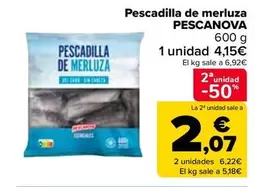 Oferta de Pescanova - Pescadilla De Merluza por 4,15€ en Carrefour