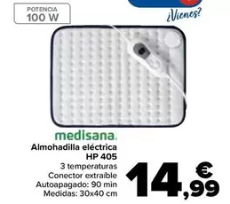 Oferta de Medisana - Almohadilla Electrica HP 405 por 14,99€ en Carrefour