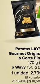 Oferta de Lay's - Patatas Gourmet Original O Corte Fino O Wavy por 2,79€ en Carrefour