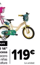 Oferta de Toplife - Bicicleta Infantil 14" Football O Princess por 119€ en Carrefour