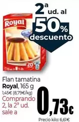 Oferta de Royal - Flan Tamatina por 0,73€ en Unide Market