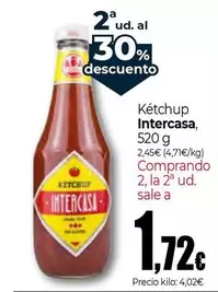 Oferta de Intercasa - Ketchup por 1,72€ en Unide Market