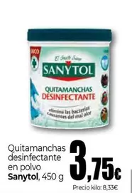 Oferta de Sanytol - Quitamanchas Desinfectante En Polvo por 3,75€ en Unide Market