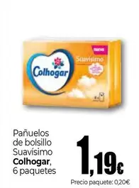 Oferta de Colhogar - Panuelos De Bolsillo Suavisimo por 1,19€ en Unide Market