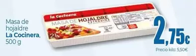 Oferta de La Cocinera - Masa De Hojaldre por 2,75€ en Unide Market