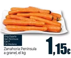 Oferta de España - Zanahoria Península A Granel por 1,15€ en Unide Market