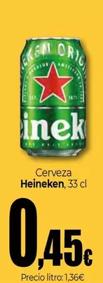 Oferta de Heineken - Cerveza por 0,45€ en Unide Market