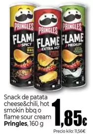 Oferta de Pringles - Snack De Patata Cheese&Chili por 1,85€ en Unide Supermercados