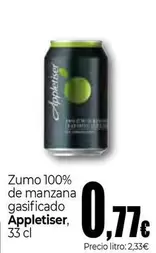 Oferta de Appletiser - Zumo 100% De Manzana Gasificado por 0,77€ en Unide Supermercados