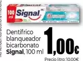 Oferta de Signal - Dentifrico Blanqueador Bicarbonato por 1€ en UNIDE Alimentación