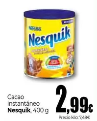 Oferta de Nesquik - Cacao Instantáneo por 2,99€ en UNIDE Alimentación