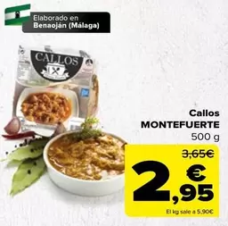 Oferta de Montefuerte - Callos por 2,95€ en Carrefour