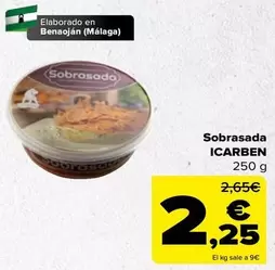 Oferta de Icarben - Sobrasada por 2,25€ en Carrefour