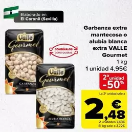 Oferta de Sevilla - Garbanza extra mantecosa o alubia blanca extra por 4,95€ en Carrefour