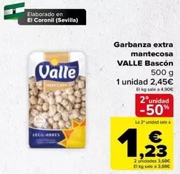 Oferta de Sevilla - Garbanza extra mantecosa por 2,45€ en Carrefour