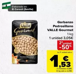 Oferta de Sevilla - Garbanzo Pedrosillano Gourmet por 3,05€ en Carrefour