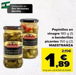 Oferta de Sevilla - Pepinillos En Vinagre por 1,89€ en Carrefour