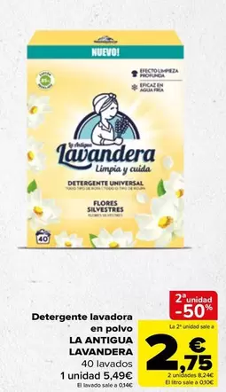 Oferta de Fria - Detergente Lavadora En Polvo por 5,49€ en Carrefour