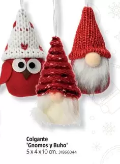 Oferta de Colgante Gnomos Y Buho en BAUHAUS