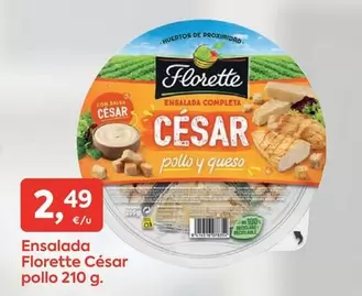 Oferta de Florette - Ensalada Cesar Pollo por 2,49€ en Suma Supermercados