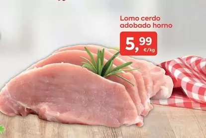 Oferta de Lomo Cerdo Adobado Horno por 5,99€ en Suma Supermercados