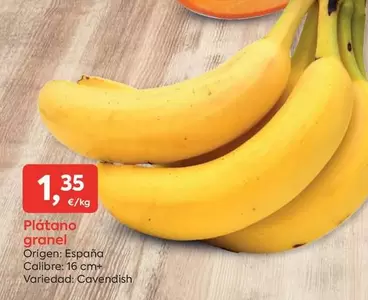 Oferta de Platano Granel por 1,35€ en Suma Supermercados