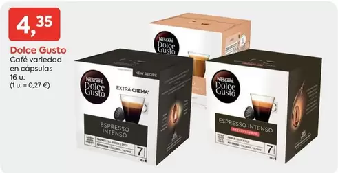 Oferta de Dolce Gusto - Cafe Variedad En Cápsulas por 4,35€ en Suma Supermercados