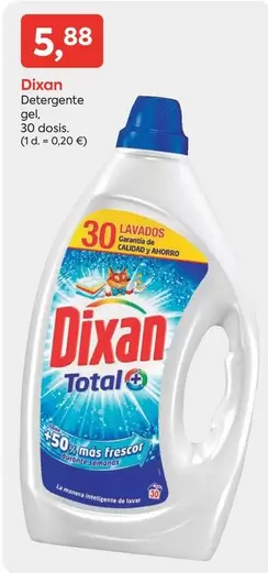 Oferta de Dixan - Detergente Gel por 5,88€ en Suma Supermercados