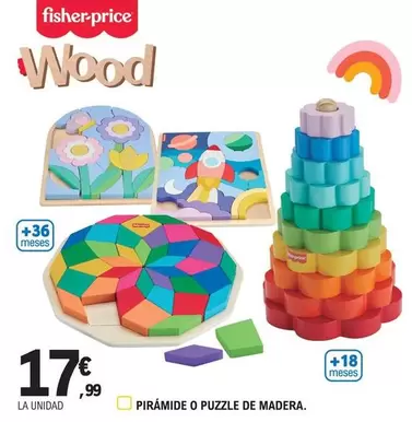 Oferta de Fisher-Price - Piramide O Puzzle De Madera por 17,99€ en E.Leclerc