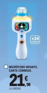 Oferta de Vtech - Micrófono Infantil Canta Conmigo por 21,98€ en E.Leclerc