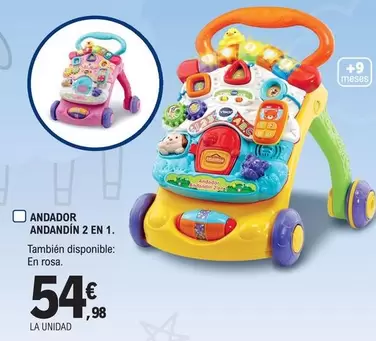 Oferta de Vtech - Andador Andandín 2 En 1 por 54,98€ en E.Leclerc