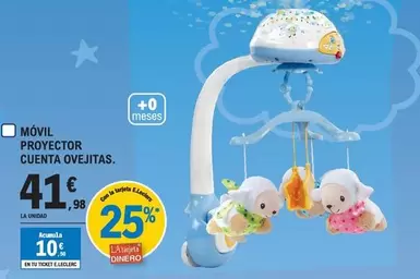 Oferta de Vtech - Móvil Proyector Cuenta Ovejitas por 41,98€ en E.Leclerc