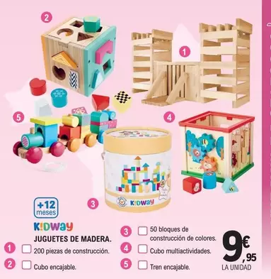 Oferta de Kidway - Juguetes De Madera por 9,95€ en E.Leclerc