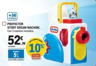 Oferta de Little Tikes - Proyector Story Dream Machine por 52,99€ en E.Leclerc