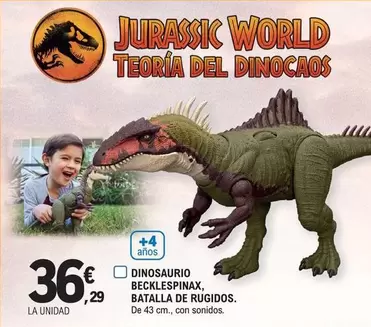 Oferta de Dinosaurio Becklespinax, Batalla De Rugidos por 36,29€ en E.Leclerc