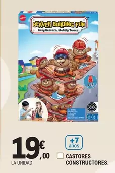 Oferta de Mattel - Castores Constructores por 19€ en E.Leclerc