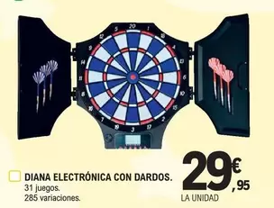 Oferta de Diana Electronica Con Dardos por 29,95€ en E.Leclerc