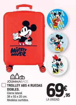 Oferta de ABS - Trolley 4 Ruedas Dobles por 69,95€ en E.Leclerc