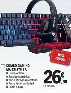 Oferta de Avenzo - Combo Gaming MA-CM370 SP por 26,9€ en E.Leclerc