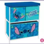 Oferta de Lilo & Stitch - Estanteria Con 3 Contenedores Textiles por 24,95€ en E.Leclerc