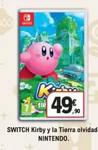 Oferta de Nintendo SWITCH - Kirby Y La Tierra Olvidada por 49,9€ en E.Leclerc