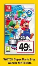 Oferta de Nintendo SWITCH - Super Mario Bros. Wonder  por 49,9€ en E.Leclerc