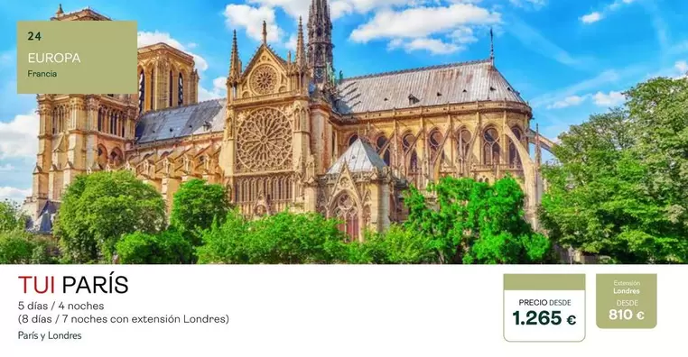 Oferta de París - Puzzles por 1265€ en Tui Travel PLC