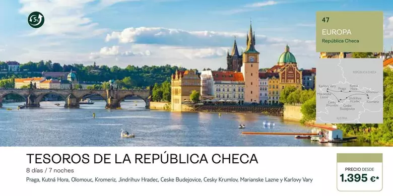 Oferta de Praga - viajes a República Checa por 1395€ en Tui Travel PLC