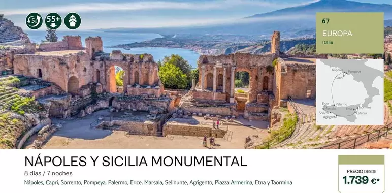 Oferta de Palermo - viajes a Sicilia por 1739€ en Tui Travel PLC