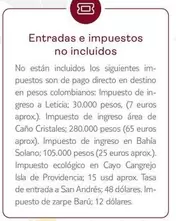 Oferta de Entradas E Impuestos No Incluidos en Tui Travel PLC