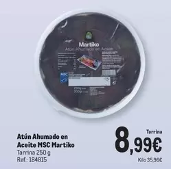 Oferta de Martiko - Atun Ahumado En Aceite Msc por 8,99€ en Makro