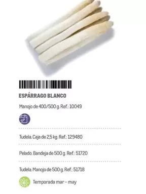 Oferta de Blanco - Espárrago en Makro