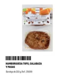 Oferta de Hamburguesa Tofu, Calabaza Y Pasas en Makro